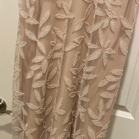Wayf S ShopBop Beaded Gown Pink Nude Blush - Picture 3 of 5
